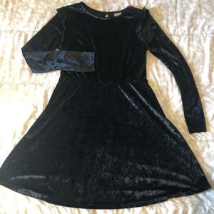 Long sleeve knee length dress